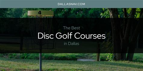 disc golf courses dallas